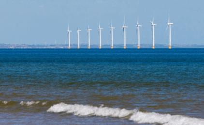 an offshore wind farm