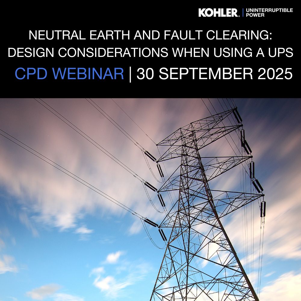 WEBINAR | Neutral Earth and Fault Clearance: Design Considerations when Using a UPS
